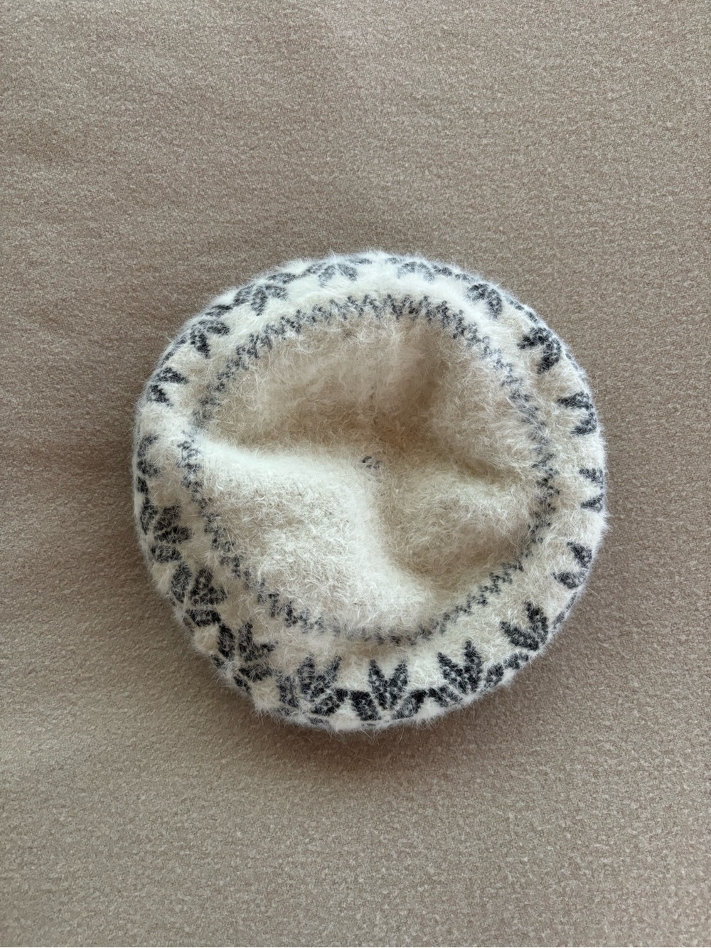 Vintage Angora Beret